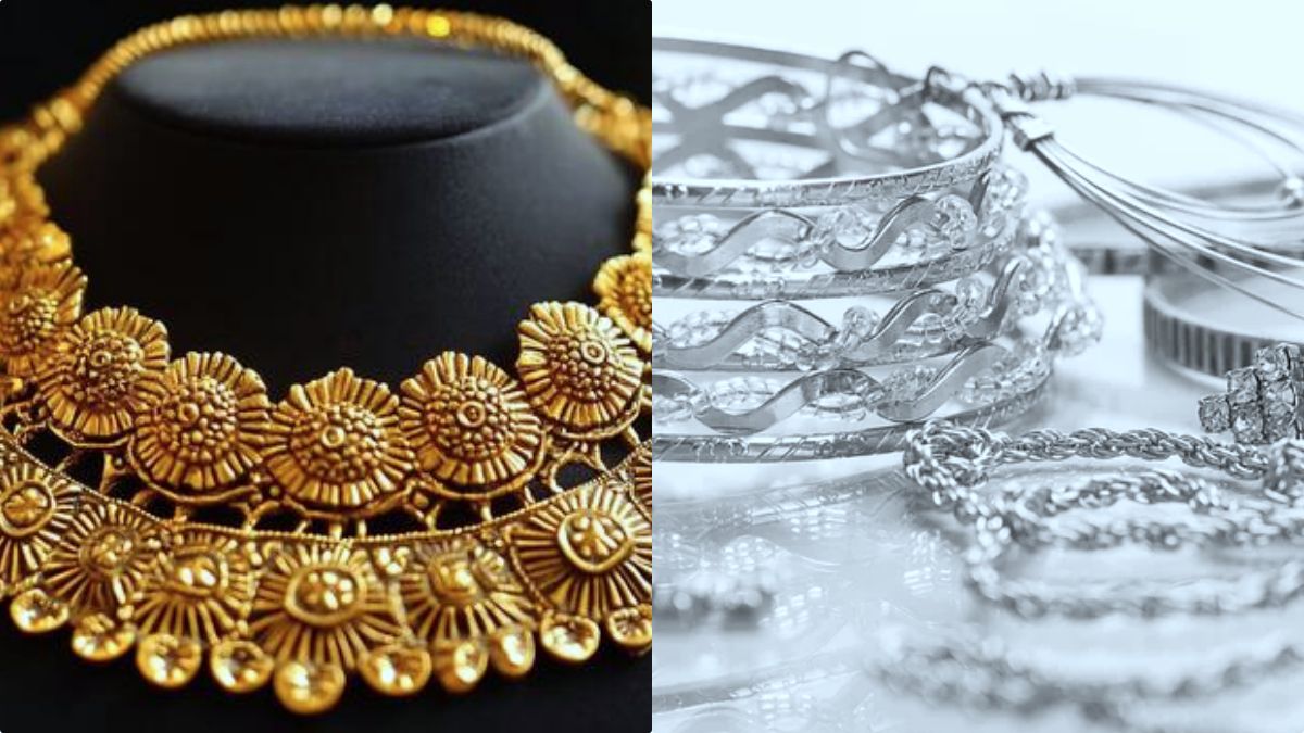 Gold coins and silver bars with an upward arrow indicating a price hike on April 25, 2026.