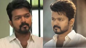 TVK leader Aadhav Arjuna and BJP leader Vinojh Selvam debating the Jananayagan movie leak.