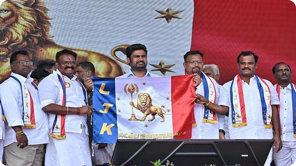 Jose Charles Martin, LJK founder and NDA candidate, campaigning in Kamaraj Nagar, Puducherry.