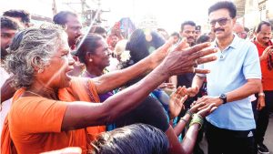 Tamil Nadu CM MK Stalin during an interview discussing DMK's strategy for the 2026 Assembly elections.
