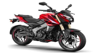 "பல்சர் ரசிகர்களுக்கு சர்ப்ரைஸ்!" - புதிய 350cc இன்ஜினுடன் களம் இறங்கிய Bajaj Pulsar NS400Z; அதிரடி அம்சங்கள் இதோ! Side profile of the new 2026 Bajaj Pulsar NS400Z with 349cc liquid-cooled engine.