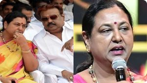 DMDK General Secretary Premalatha Vijayakanth campaigning in Virudhachalam constituency for 2026 elections.