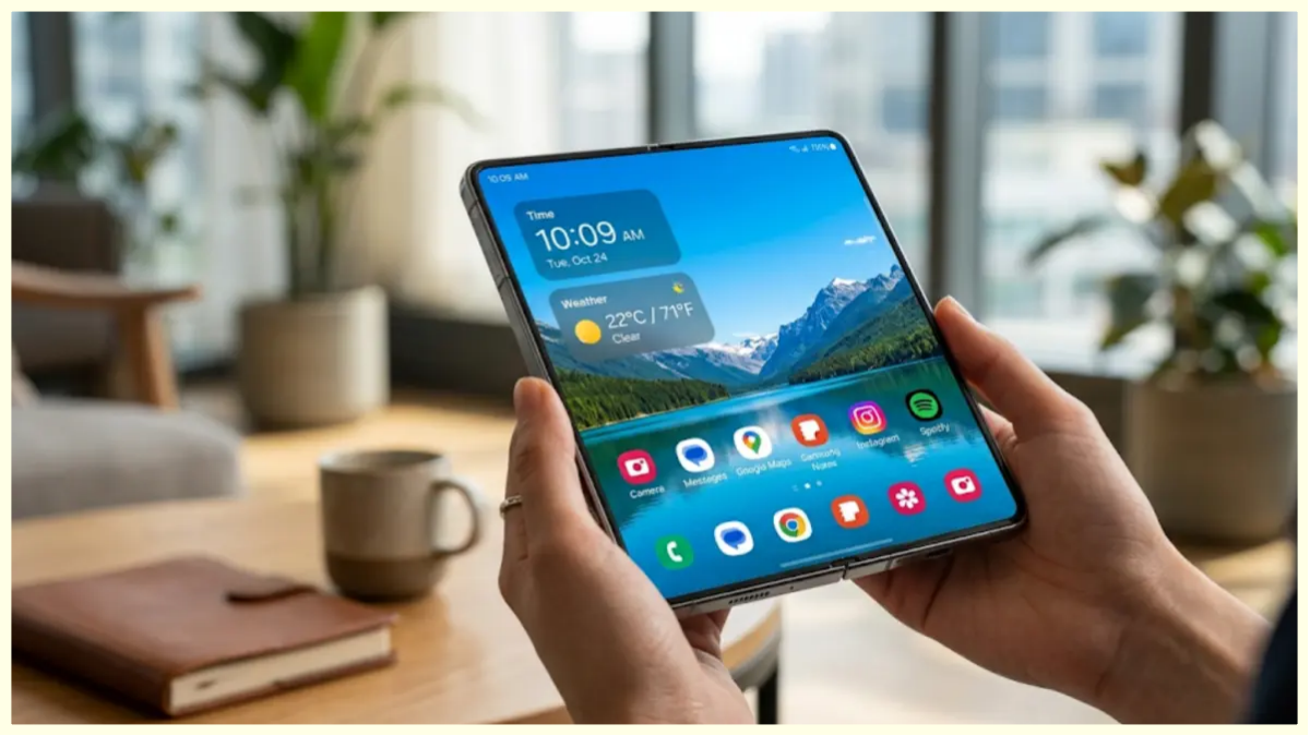 Samsung Galaxy Z Fold 8 and the new Wide foldable model concept with S Pen support.