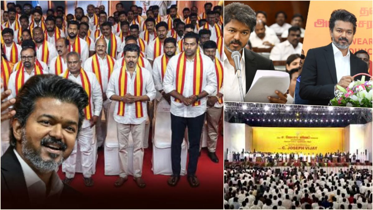 The grand assembly hall inside Raj Bhavan in Guindy arranged neatly for the official swearing-in ceremony of newly appointed state ministers.