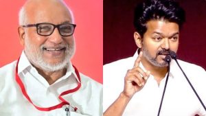 "எண்ணிக்கையைக் கேட்பது ஆளுநர் வேலை அல்ல!" தவெக-வினால் மட்டுமே மெஜாரிட்டியை நிரூபிக்க முடியும்; சிபிஎம் (CPM) செயற்குழு கூட்டத்தில் அதிரடி! CPI(M) General Secretary M.A. Baby addressing a press meet after the party's executive committee meeting in Chennai.