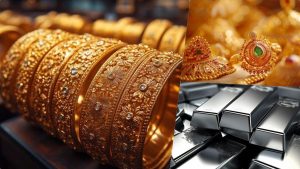 Daily update showing a significant hike in Gold and Silver rates on May 6th, 2026.