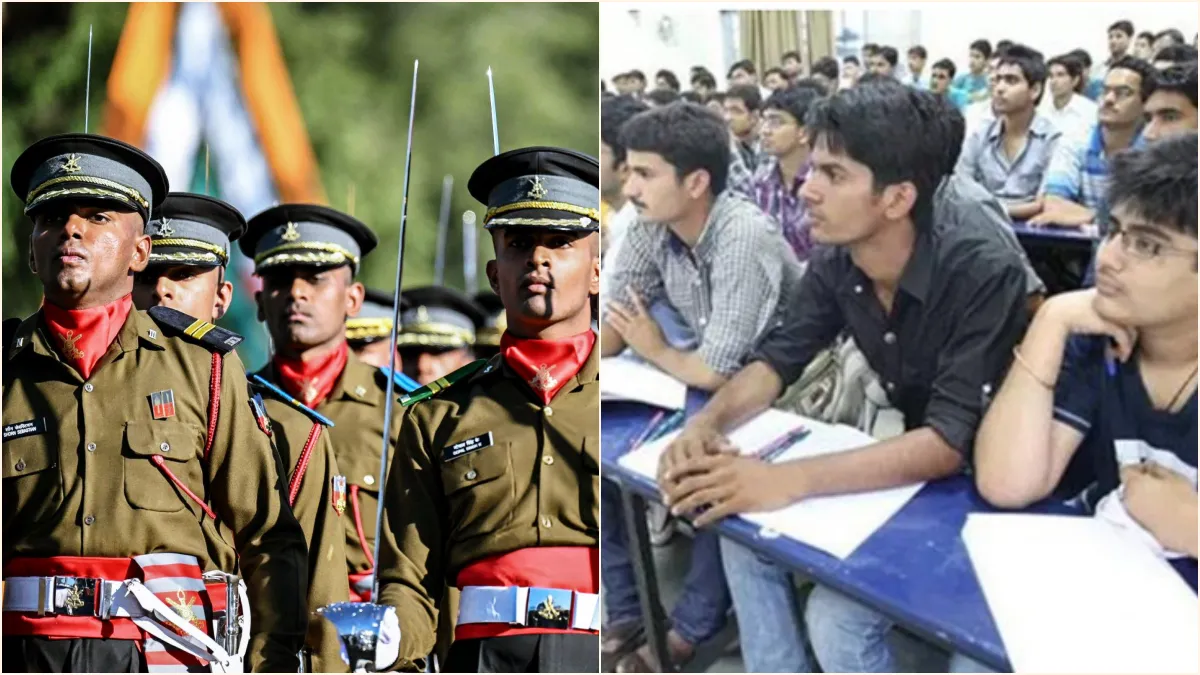 Indian Army officers standing proudly during a technical commissioning parade at a military academy.
