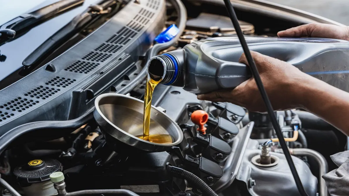 A vehicle owner creating a proper vehicle condition checklist and capturing mobile photos of his car dashboard before giving it for scheduled maintenance.