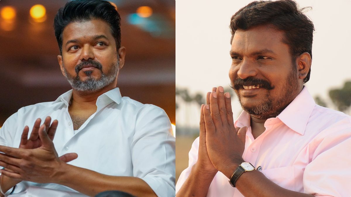VCK leader Thirumavalavan speaking about supporting TVK leader Vijay and criticizing the Governor.