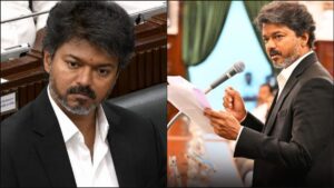 சட்டசபையில் தவெக அதிரடி வெற்றி: அதிமுக பிளவு; திமுக வெளிநடப்பு - முழு விவரம்! Infographic showing 144 MLAs support for CM Joseph Vijay during the TN Assembly floor test.