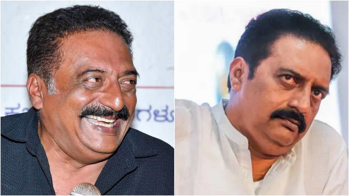 South Indian cinema personality in formal civil dress responding intensely to regional administrative legal updates.
