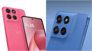 7000mAh பேட்டரி, மிலிட்டரி தரம்! மோட்டோரோலா G57 பவர் 5ஜி போனுக்கு அதிரடி தள்ளுபடி!: பிளிப்கார்ட்டில் விலை குறைந்தது! சோனி கேமரா, 120Hz டிஸ்பிளேவுடன் மிரட்டல் அம்சங்கள்! ஆஃபர் விபரம் இதோ! Modern Android 5G smartphone displaying dynamic interface colors placed elegantly on a tech review background studio layout.