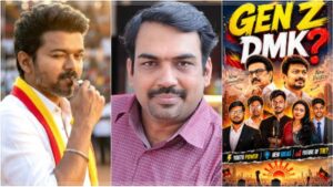 Senior journalist Rangaraj Pandey analyzing the post-election political shift, DMK's Gen Z outreach strategies, and opposition structural updates in Tamil Nadu.