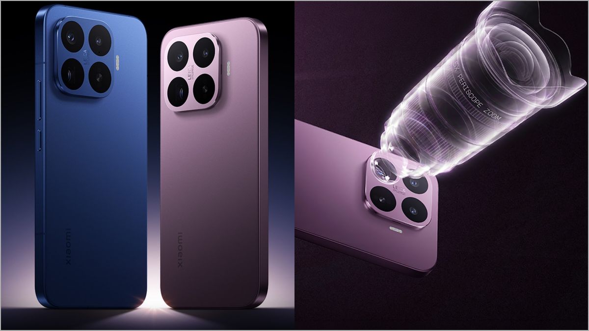A studio product shot displaying the front and back design of the Xiaomi 17T smartphone showcasing its triple camera setup.