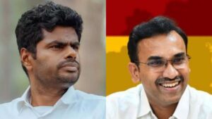 650 மருத்துவ இடங்கள் பறிபோனதா? அமைச்சர் அருண்ராஜுக்கு அண்ணாமலை திடீர் பாராட்டு! த.வெ.க அரசுக்கு அடுக்கடுக்கான கேள்விகள்! மருத்துவக் கல்வி மற்றும் நிர்வாக சீர்திருத்தங்கள் குறித்த விவாதத்தை பிரதிபலிக்கும் வகையில் ஒரு மருத்துவக் கல்லூரி வளாகத்தின் தோற்றம்.