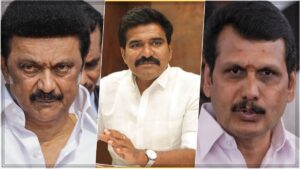 ”எங்ககிட்ட பக்காவான ஆதாரம் இருக்கு!” ஸ்டாலினுக்கு தவெக அமைச்சர் சி.டி.ஆர் நிர்மல்குமார் விட்ட ஓப்பன் சவால்! தமிழக அரசியலில் மெகா வெடி! A high-profile politician speaking dynamically in front of a cluster of multiple news channel microphones at a press conference.