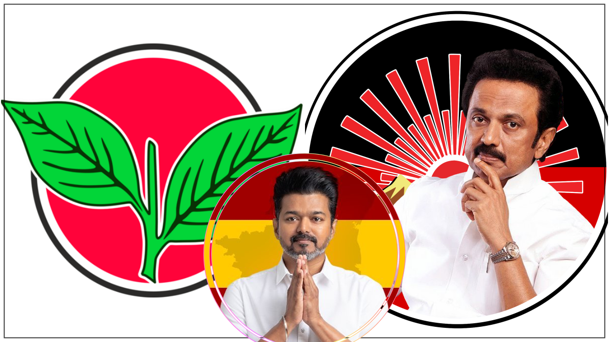 சென்னை ஆளுநர் மாளிகையின் பிரதான வாயில் மற்றும் அதன் வெளியே குவிந்துள்ள செய்தி ஊடகங்களின் கேமராக்கள்.