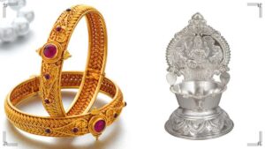 Graphic illustration depicting gold and silver prices as of July 23, 2026.