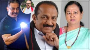 "கம்பீரமாக கட்சி தொடங்கியவர்கள் எல்லாம் இன்று அறிவாலயத்திலும் கோபாலபுரத்திலும் அடைக்கலம்!" "எங்கள் தலைவர் விஜய் காலடியில் வைகோ!" விழுப்புரம் மேடையில் நாஞ்சில் சம்பத் அதிரடி உரை! Nanjil Sampath speaking fiercely holding a microphone on stage in Villupuram.