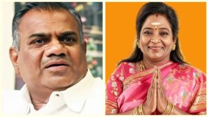 "முதல்ல வர வேண்டிய 28 டிஎம்சி தண்ணிய கேளுங்க!" – புசி ஆனந்துக்கு தமிழிசை சௌந்தரராஜன் சுளீர் பதிலடி! தமிழிசை சௌந்தரராஜன் மற்றும் தவெக புசி ஆனந்த் மேகதாது காவிரி விவகாரச் செய்திப் படம்.