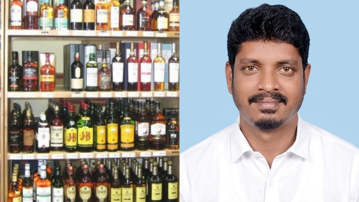 டாஸ்மாக் கடைகளில் கூடுதல் கட்டணம் வசூலிக்கும் பிரச்சனைக்கு 25% ஊதிய உயர்வு மூலம் தீர்வு கண்டுள்ளதை விளக்கும் அமைச்சர் விக்னேஷ்.
