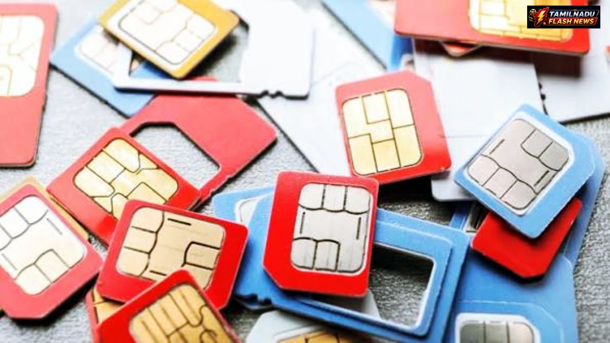 Illustrative image showing mobile SIM cards representing the government's limit on SIM ownership.