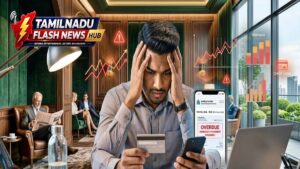 கிரெடிட் கார்டு மூலம் வீட்டு வாடகை செலுத்துவது தொடர்பான விளக்கப் படம்.