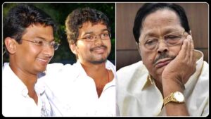செய்தியாளர்களிடம் உரையாற்றும் திமுக பொதுச்செயலாளர் துரைமுருகன்.