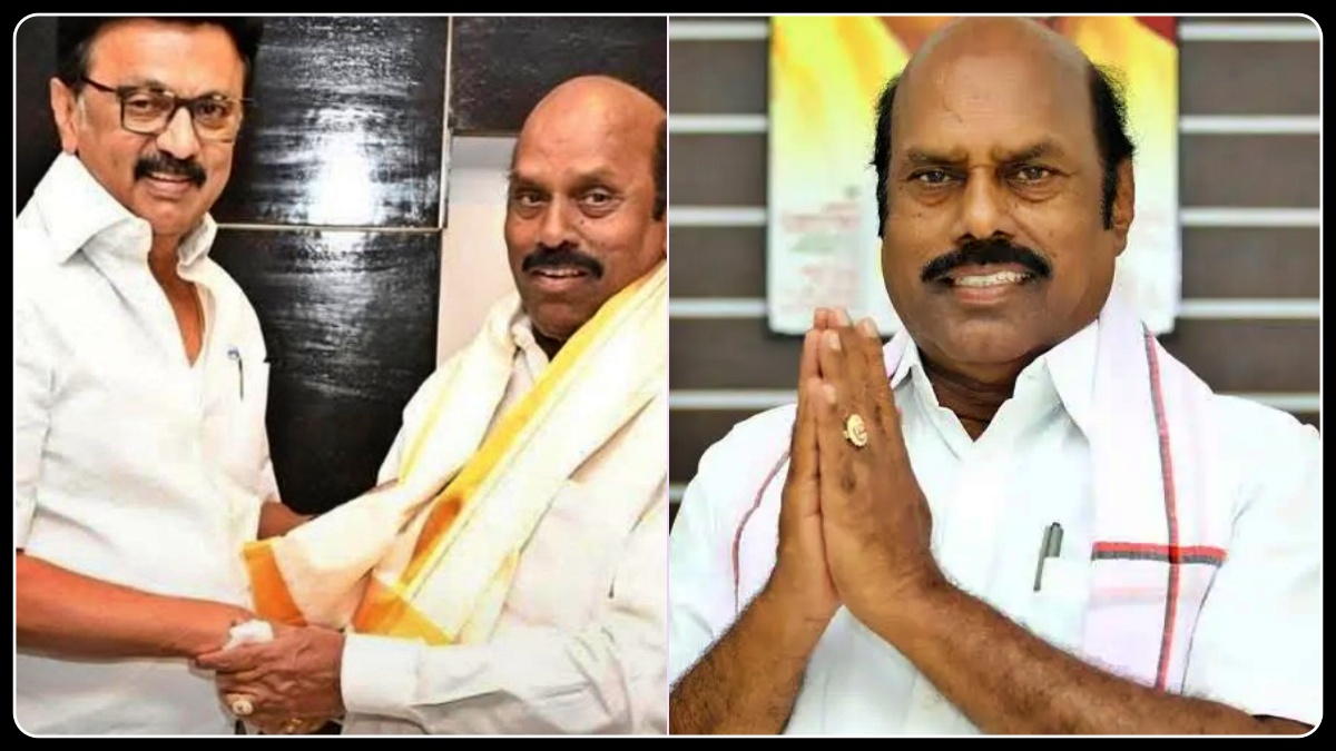 பேரவையில் உரை நிகழ்த்தி உரையாற்றும் திமுக சட்டமன்ற உறுப்பினர் எ.வ.வேலு.