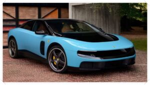 ரூ.382 கோடிக்கு ஏலம் போன ஃபெராரி EV காரின் முதல் மாடல்: புதிய உலக சாதனை! Visual representation of the Ferrari Luce electric car auctioned for $40 million in California.