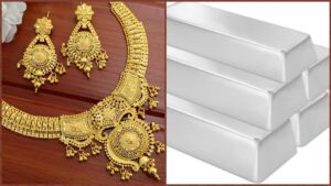 Gold coins and silver bars showcasing daily bullion rates in Chennai on August 7 2026