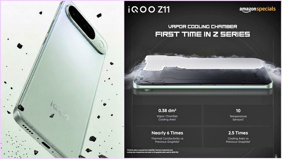 இந்தியாவில் அறிமுகமான iQOO Z11 5G ஸ்மார்ட்போனின் சிறப்பம்சங்களை விளக்கும் செய்திப் படம்.