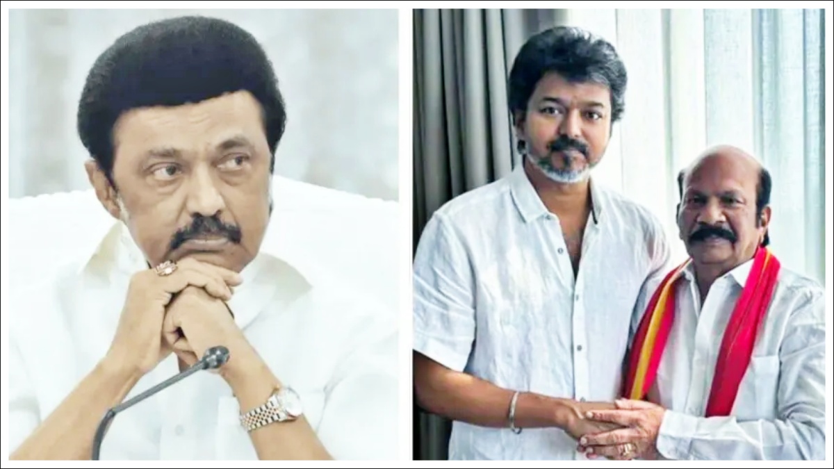 செய்தியாளர்களிடம் பேசும் கொளத்தூர் எம்.எல்.ஏ வி.எஸ்.பாபு.