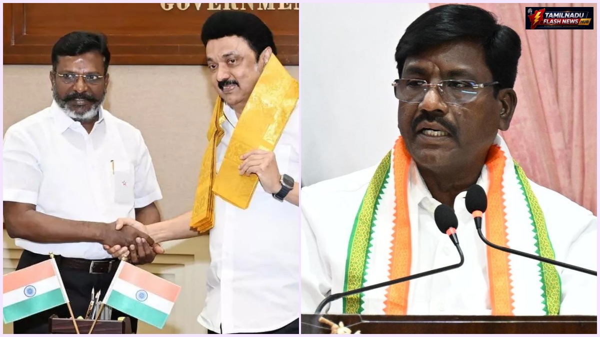 Minister Viswanathan interacting with news reporters during a press brief.