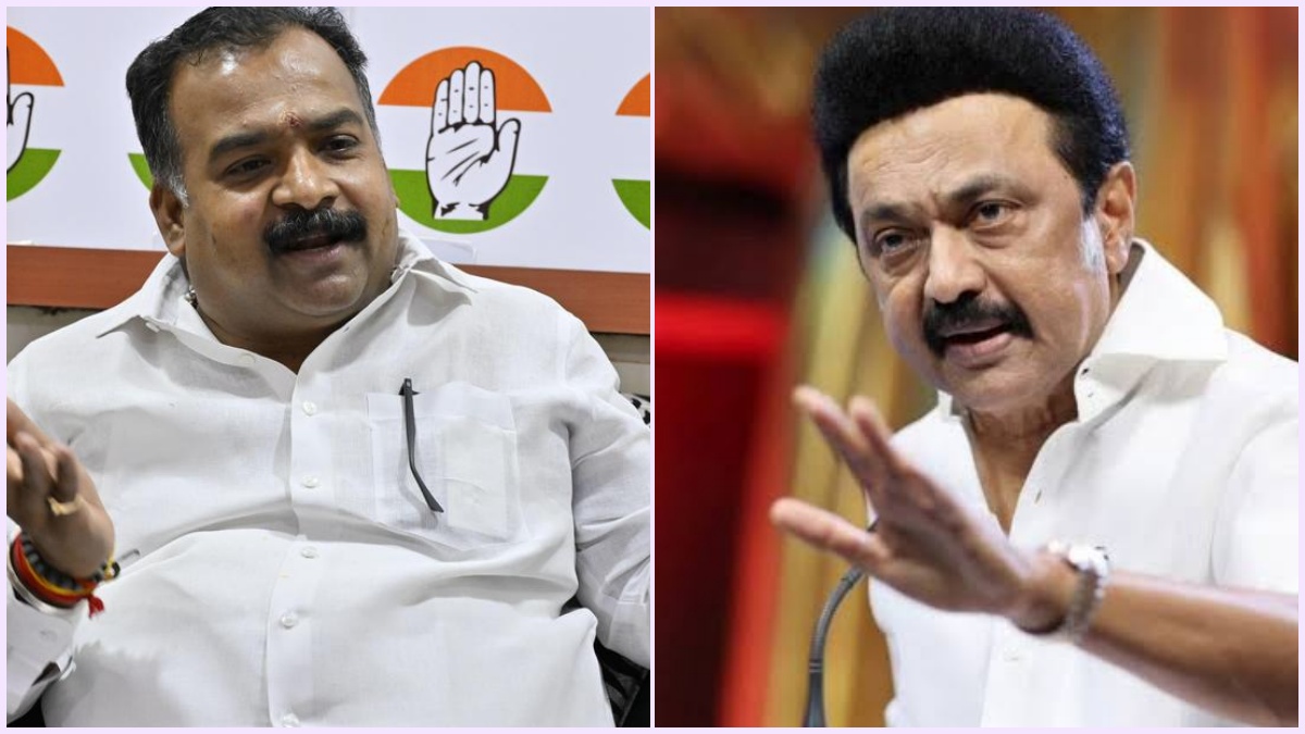 Conceptual photojournalism representation of political alliance friction and public statements in Tamil Nadu.
